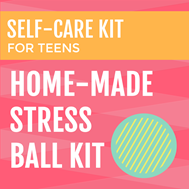 self-care kit home-made stress ball kit