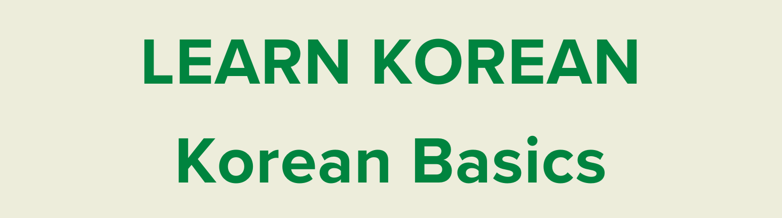 Learn Korean every other Tuesday at 10 AM.