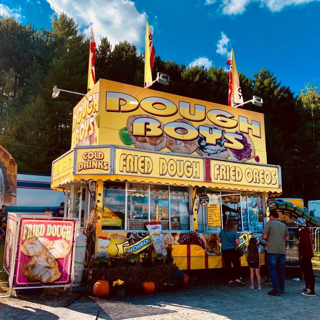 Dough Boys fried dough stand, featured in a photo taken by April artist Max Fehr