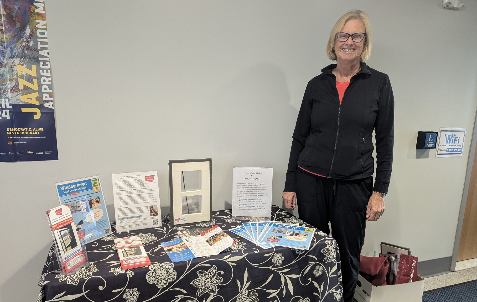 Window Dressers display next to the Adult Information Desk.