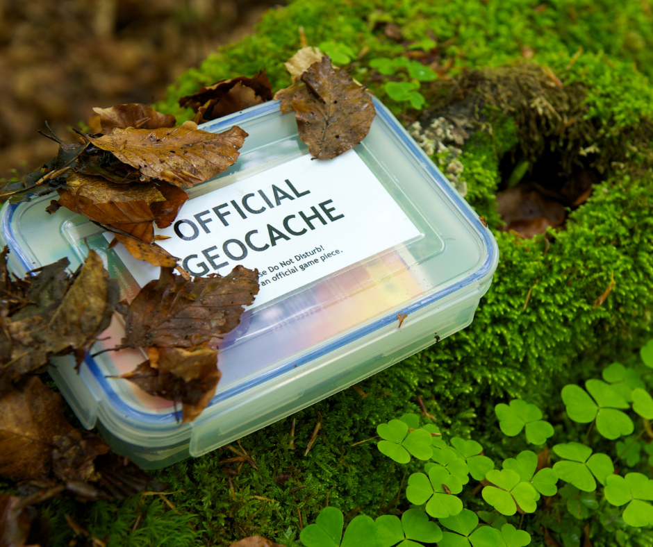 Photograph of an official geocache container