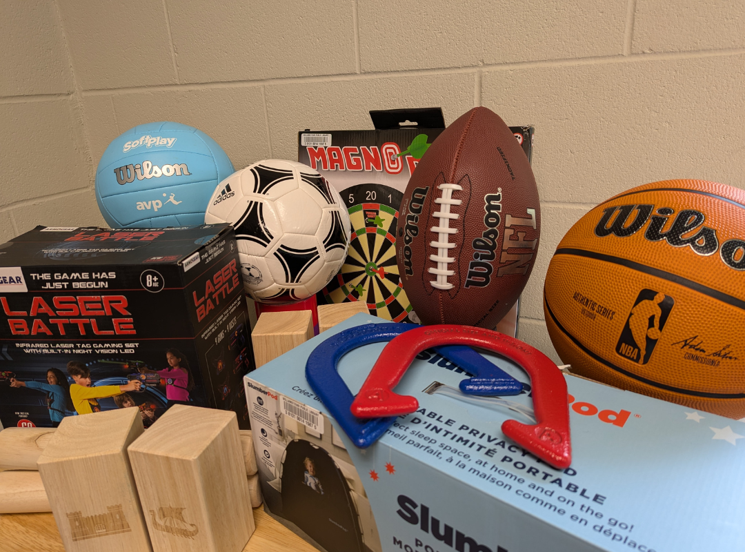 An assortment of new items to the Thingdom collection, including laser tag, magnetic darts, and a number of lawn games