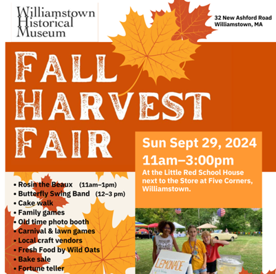 Photograph of Fall Harvest Fair flier