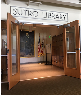 Entrance Sutro Library San Francisco