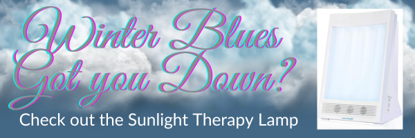 Winter blues got you down?  Checkout the sunlight therapy lamp.