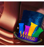 Willy Wonka's hat with a background of rich milk chocolate. The calendar search this linked image will open in an external site and in a new tab or window.