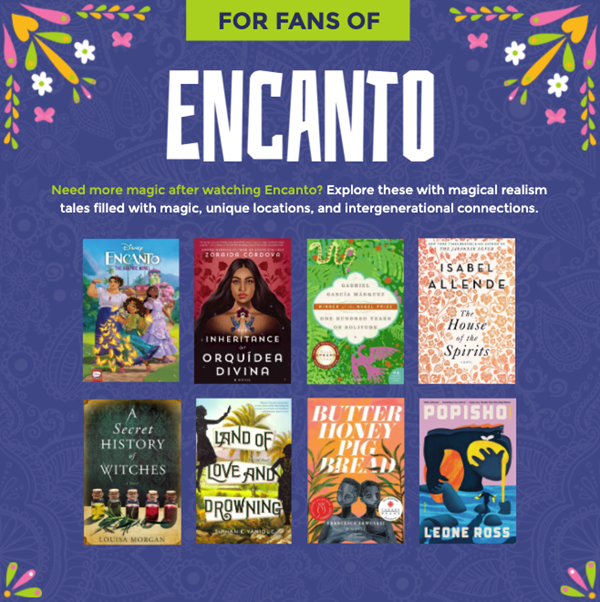 For fans of Encanto, check out the Read Alikes! 